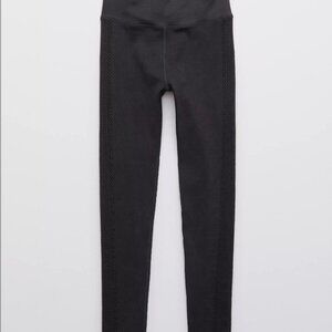 Offline by aerie Dark Grey Big Chill Seamless Leggings Womens Size Medium
